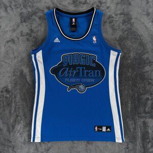 Adidas Basketball Jersey Women S Orlando Magic Flight Crew Shaq Penny NBA